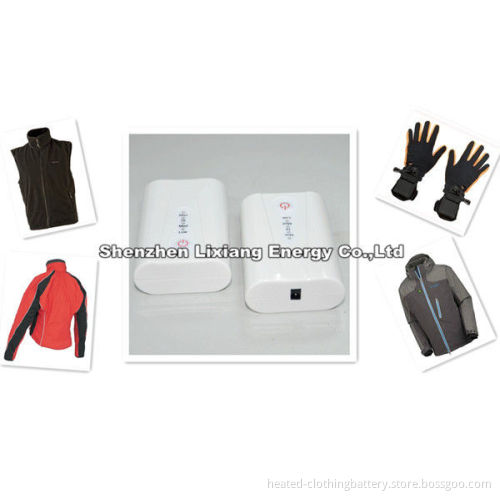 Lithium-ion Heated Jacket Battery 2200mah For Electric Heated Clothing